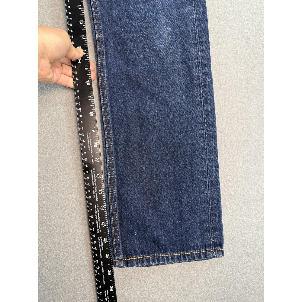 Levi's 514 Jeans Mens 28x30 Med Wash Blue Regular Straight Stretch Denim Casual - Picture 7 of 11